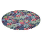 Kleurig Succulent Patroon Snijplank (Hoek)