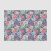 Kleurig Succulent Patroon Tissuepapier (Voorkant)