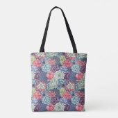 Kleurig Succulent Patroon Tote Bag (Achterkant)