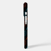 kleurig tennisracketpatroon Case-Mate iPhone case (Achterkant / Links)