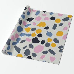 Kleurig terrazpatroon cadeaupapier