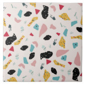 Kleurig terrazpatroon tegeltje (Voorkant)