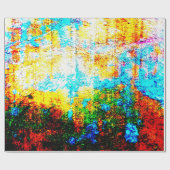 Kleurig textuureffect. Mooie Abstracte Decora Cadeaupapier (Vlak)