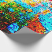 Kleurig textuureffect. Mooie Abstracte Decora Cadeaupapier (Hoek)