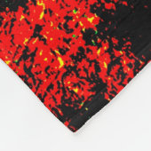 Kleurig textuureffect. Mooie Abstracte Decora Fleece Deken (Hoek)