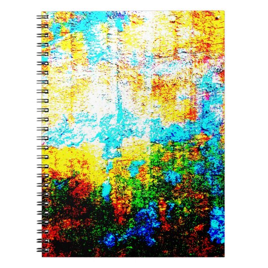 Kleurig textuureffect. Mooie Abstracte Decora Notitieboek (Voorkant)