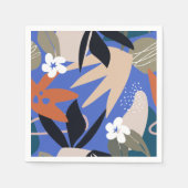 Kleurig tropisch abstract patroon servet (Voorkant)