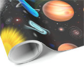 Kleurig Universe Astronomie Wrapping Paper Cadeaupapier (Rol Hoek)
