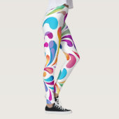 Kleurig valpatroon | Inleidende prijsopgave actief Leggings (Rechts)