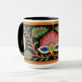 Kleurig ventilatorontwerp - Mok (Voorkant links)