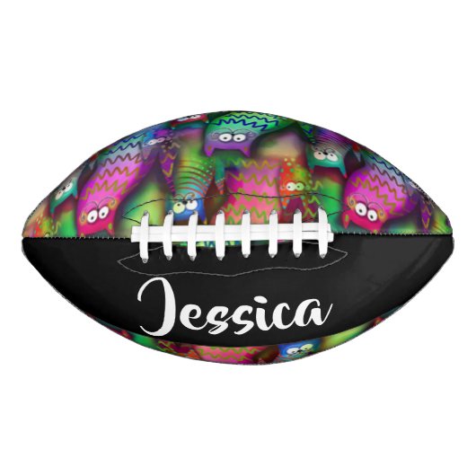 Kleurig verloop van katten american football (Voorkant)