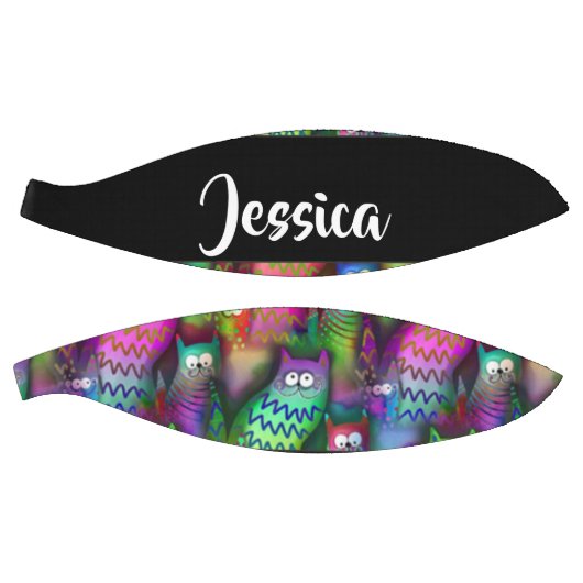 Kleurig verloop van katten basketbal (Panelen)