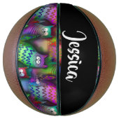 Kleurig verloop van katten basketbal (Verticaal)