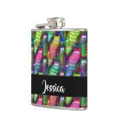 Kleurig verloop van katten heupfles (Links)