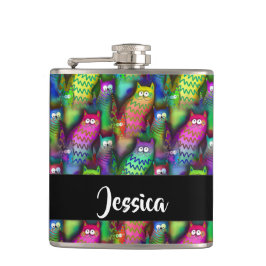 Kleurig verloop van katten heupfles