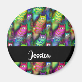 Kleurig verloop van katten magneet