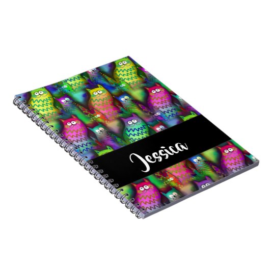 Kleurig verloop van katten notitieboek (Rechterzijde)