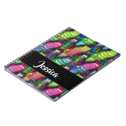 Kleurig verloop van katten notitieboek (Linkerzijde)