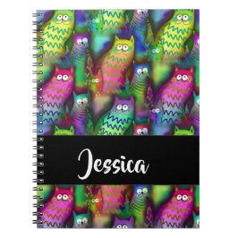 Kleurig verloop van katten notitieboek