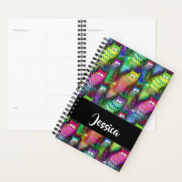 Kleurig verloop van katten planner