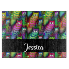 Kleurig verloop van katten snijplank