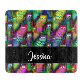 Kleurig verloop van katten snijplank