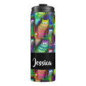 Kleurig verloop van katten thermosbeker (Voorkant)