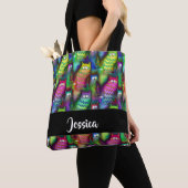 Kleurig verloop van katten tote bag (Dichtbij)