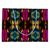 Kleurig verpakkingspapier groot cadeauzakje (Achterkant)