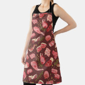 Kleurig vers varkensvlees naadloos met var vlees schort (Insitu)