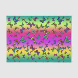 Kleurig Vlinder Tissue Papier