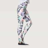 Kleurig vlinderpatroon leggings (Rechts)