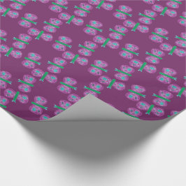 Kleurig vlindervloerpapier cadeaupapier