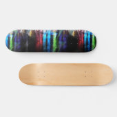 Kleurig vormgegeven graffitis skateboard (Horizontaal)
