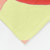 Kleurig waterverf aquarell naadloos patroon fleece deken (Hoek)