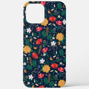  kleurig Wilde Floral Blue Design Case-Mate iPhone Case