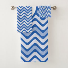 Kleurig Zigzag Bad Handdoek