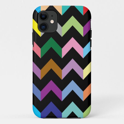 Kleurig zigzagpatroon Case-Mate iPhone case (Achterkant)