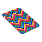Kleurig zigzagpatroon magneet (Rechterzijde)