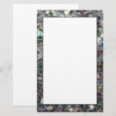 Kleurig zilvermozaïek briefpapier (Voorkant / Achterkant)