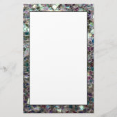 Kleurig zilvermozaïek briefpapier (Voorkant)