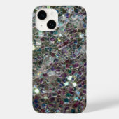 Kleurig zilvermozaïek Case-Mate iPhone case (Achterkant)