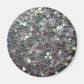 Kleurig zilvermozaïek magneet (Voorkant)