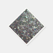 Kleurig zilvermozaïek servet (Hoek)
