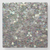 Kleurig zilvermozaïek stenen onderzetter (Voorkant)