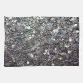 Kleurig zilvermozaïek theedoek (Horizontaal)
