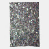 Kleurig zilvermozaïek theedoek (Verticaal)
