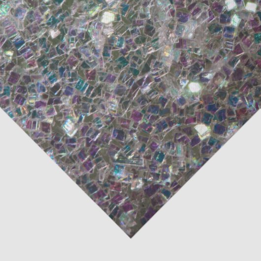 Kleurig zilvermozaïek tissuepapier (Detail)