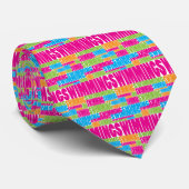 Kleurig zwemmen stropdas (Opgerold)