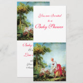 KLEURIGE BABYSHOWER KAART (Voorkant / Achterkant)